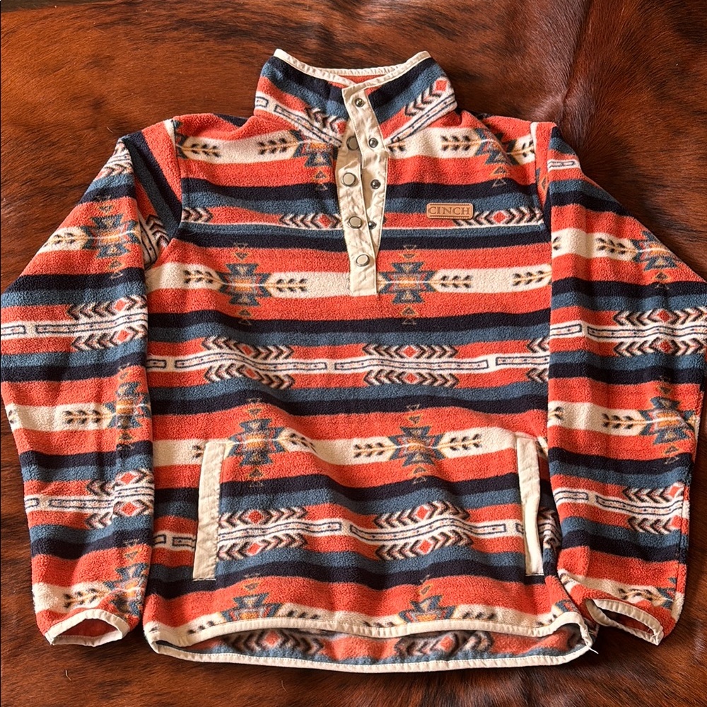 Cinch Southwestern Fleece Pullover